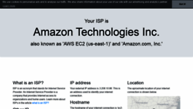 What Whoismyisp.org website looked like in 2019 (6 years ago)
