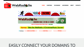 What Web-radio.com website looked like in 2019 (4 years ago)