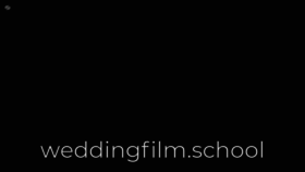 What Weddingfilm.school website looked like in 2019 (4 years ago)