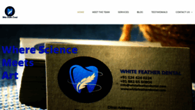 What Whitefeatherdental.com website looked like in 2019 (4 years ago)