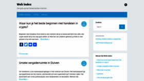 What Web-index.nl website looked like in 2019 (5 years ago)