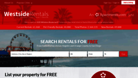 What Westsiderentals.com website looked like in 2019 (4 years ago)