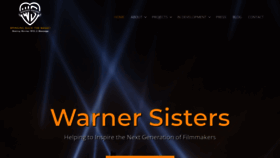 What Warnersisters.com website looked like in 2019 (4 years ago)