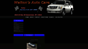 What Waltonsautocare.com website looked like in 2019 (4 years ago)