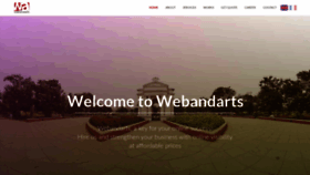 What Webandarts.com website looked like in 2019 (4 years ago)