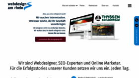 What Webdesign-am-rhein.de website looked like in 2019 (4 years ago)