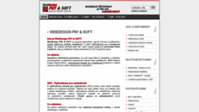 What Webdesign.paysoft.cz website looked like in 2019 (4 years ago)