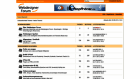 What Webdesignerforum.eu website looked like in 2019 (4 years ago)
