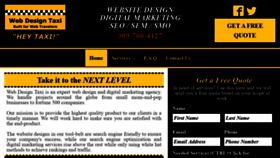 What Webdesigntaxi.com website looked like in 2019 (4 years ago)