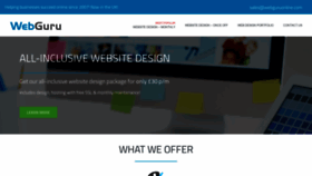 What Webguruonline.com website looked like in 2019 (4 years ago)