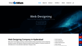 What Webiridium.com website looked like in 2019 (4 years ago)