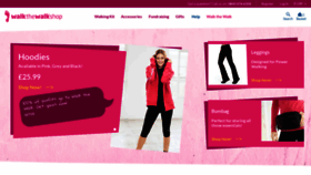 What Walkwear.org website looked like in 2019 (4 years ago)