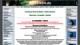 What Weden-metabo-service.de website looked like in 2019 (4 years ago)