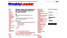 What Weeklyleader.net website looked like in 2019 (4 years ago)