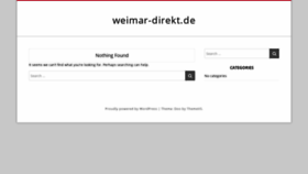 What Weimar-direkt.de website looked like in 2019 (4 years ago)