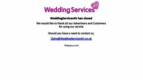 What Weddingservices4u.co.uk website looked like in 2019 (4 years ago)