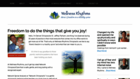 What Wellnessrhythms.com website looked like in 2019 (4 years ago)