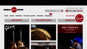 What Wembleydrumcentre.com website looked like in 2019 (4 years ago)