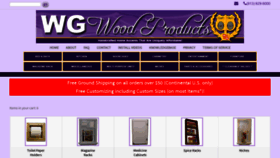 What Wgwoodproducts.com website looked like in 2019 (4 years ago)
