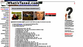What Whatistaxed.com website looked like in 2019 (4 years ago)