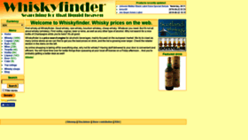 What Whiskyfinder.eu website looked like in 2019 (4 years ago)