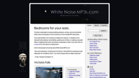 What Whitenoisemp3s.com website looked like in 2019 (4 years ago)