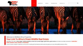 What Wildnetafrica.com website looked like in 2019 (4 years ago)