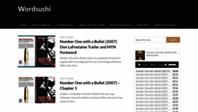 What Wordsushi.com website looked like in 2019 (4 years ago)