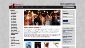 What Weddingsparklers.com website looked like in 2019 (4 years ago)