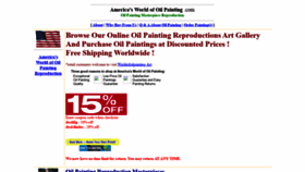 What Worldofoilpainting.com website looked like in 2019 (4 years ago)