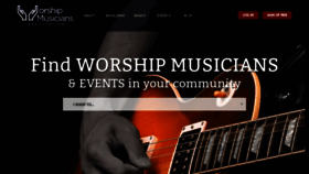 What Worshipmusiciansassociation.com website looked like in 2019 (4 years ago)
