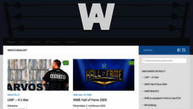 What Wrestlingalert.com website looked like in 2019 (4 years ago)