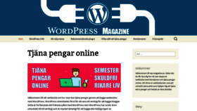 What Wp-magazine.se website looked like in 2019 (4 years ago)