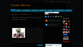 What Www-createmoney.blogspot.com website looked like in 2019 (4 years ago)