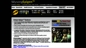 What Wysongepigen.net website looked like in 2019 (4 years ago)