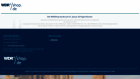 What Wdrshop.de website looked like in 2019 (4 years ago)
