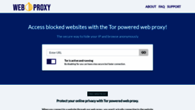 What Weboproxy.com website looked like in 2019 (4 years ago)