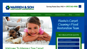 What Warrenandsoncarpetcleaning.com website looked like in 2019 (4 years ago)