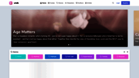 What Webtoonsdb.com website looked like in 2019 (4 years ago)