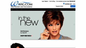 What Wig.com website looked like in 2019 (4 years ago)