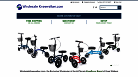 What Wholesalekneewalker.com website looked like in 2019 (4 years ago)