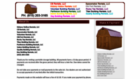 What Werentsheds.com website looked like in 2019 (5 years ago)