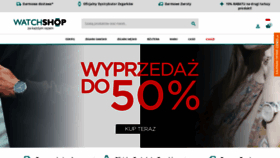 What Watchshop.pl website looked like in 2019 (4 years ago)