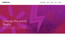 What Walmartlabs.com website looked like in 2019 (6 years ago)