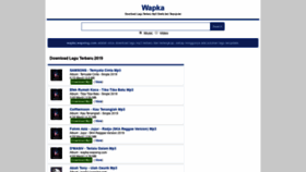 What Wapka.wapsing.com website looked like in 2019 (4 years ago)