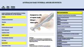 What West-australian-daily-funeral-and-death-notices.com.au website looked like in 2019 (4 years ago)
