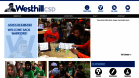 What Westhillschools.org website looked like in 2019 (4 years ago)