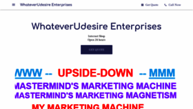 What Whateverudesire-enterprises.com website looked like in 2019 (4 years ago)
