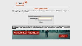 What Webmail.arnes.si website looked like in 2019 (4 years ago)