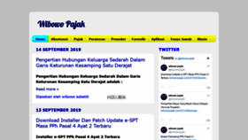 What Wibowopajak.com website looked like in 2019 (4 years ago)